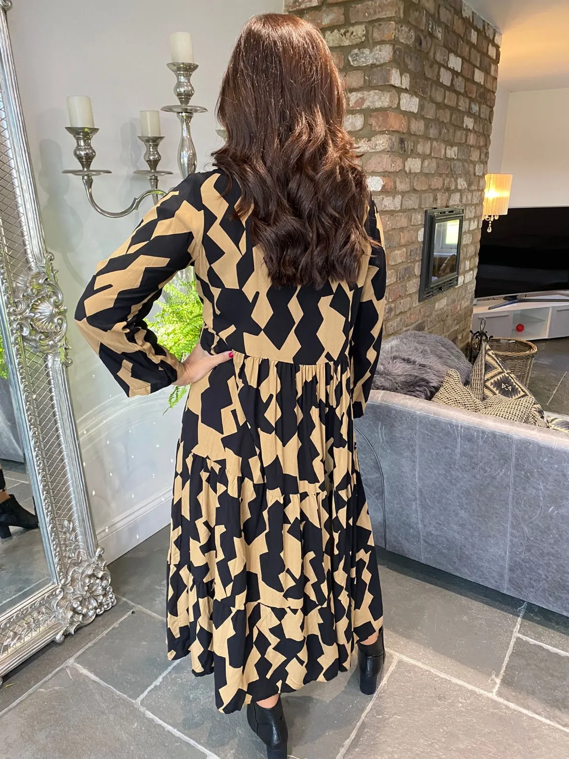 Patterned Maxi Dress Dolly