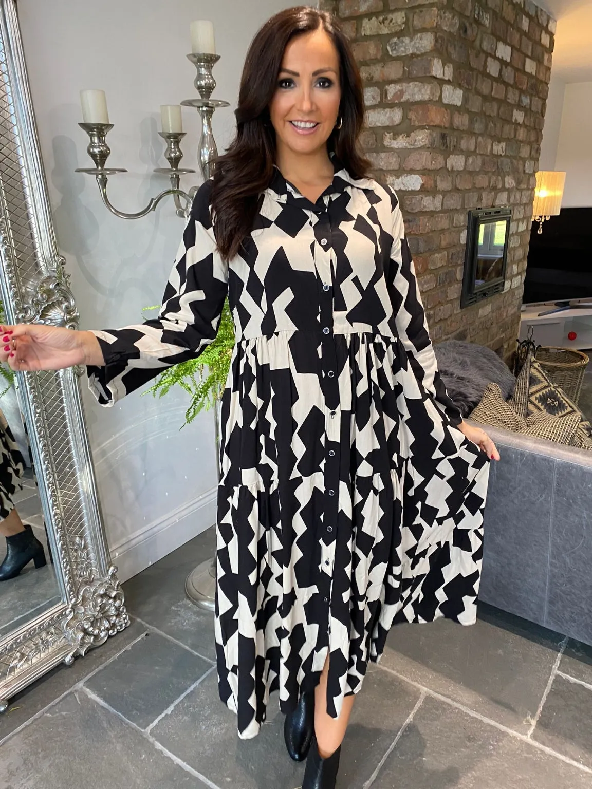 Patterned Maxi Dress Dolly