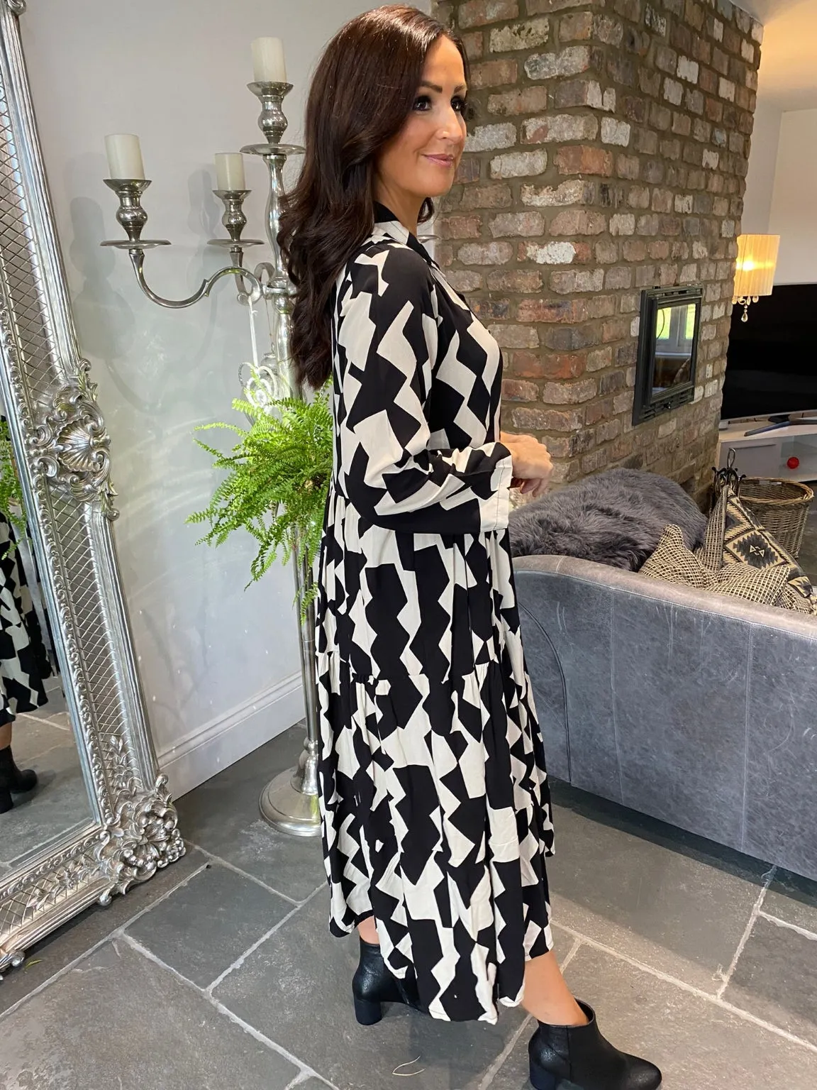 Patterned Maxi Dress Dolly