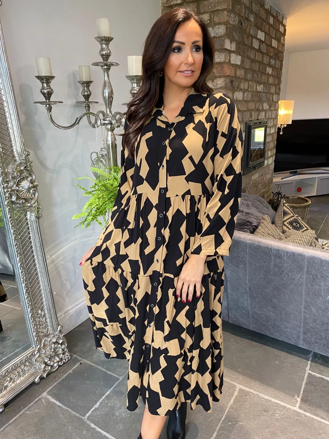 Patterned Maxi Dress Dolly