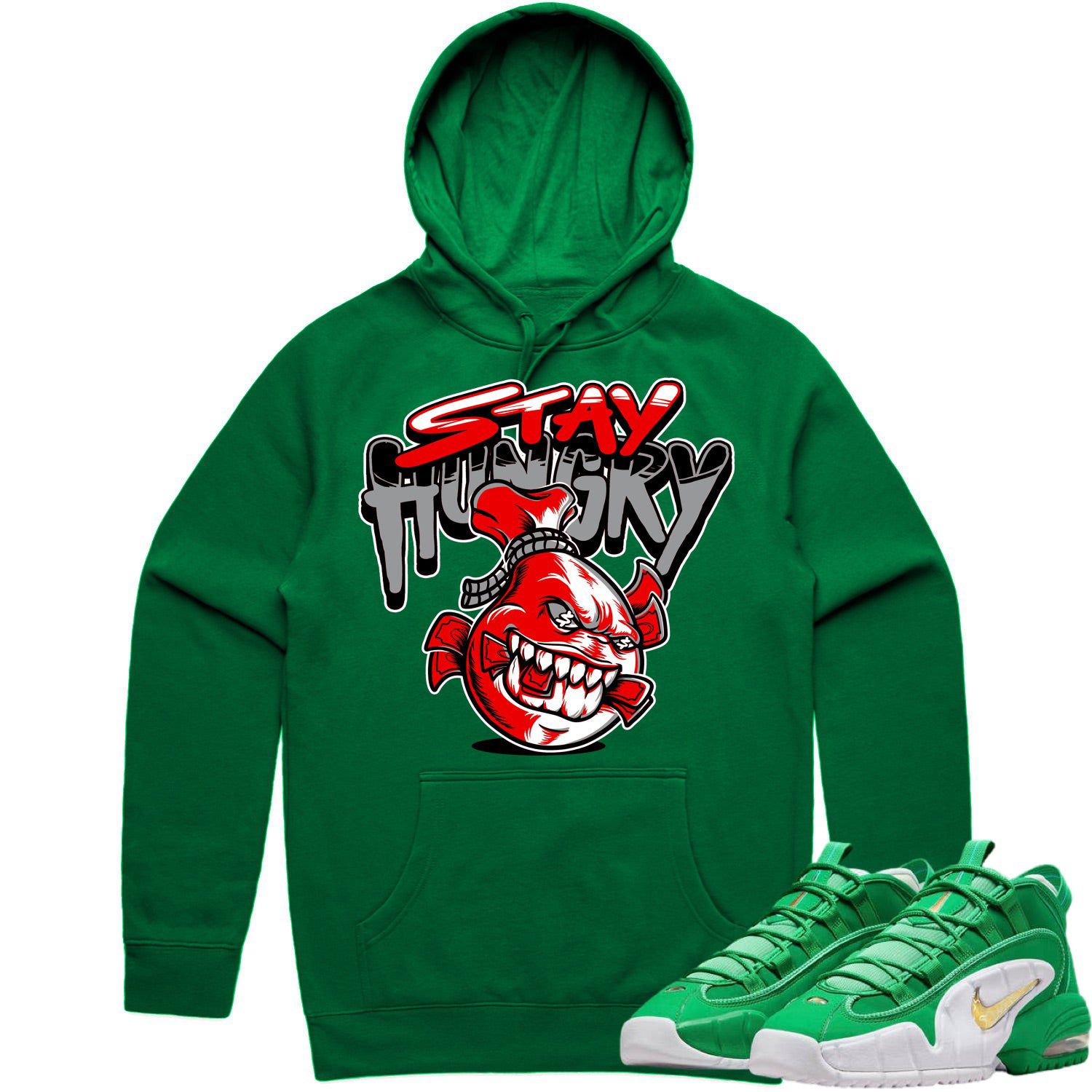 Penny 1 Stadium Green 1s Hoodie to Match - RED STAY HUNGRY