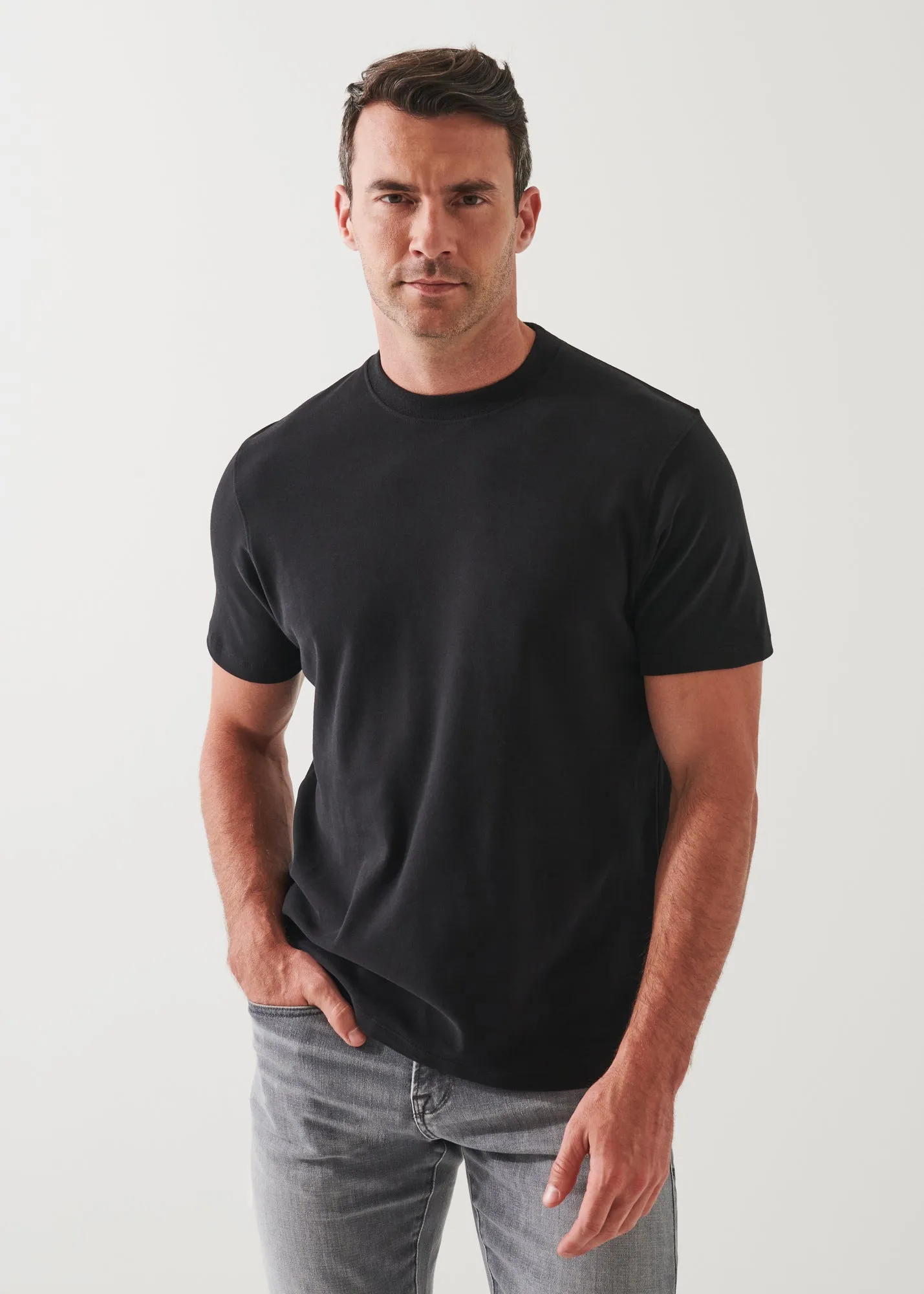 PIMA COTTON STRETCH BRUSHED T-SHIRT