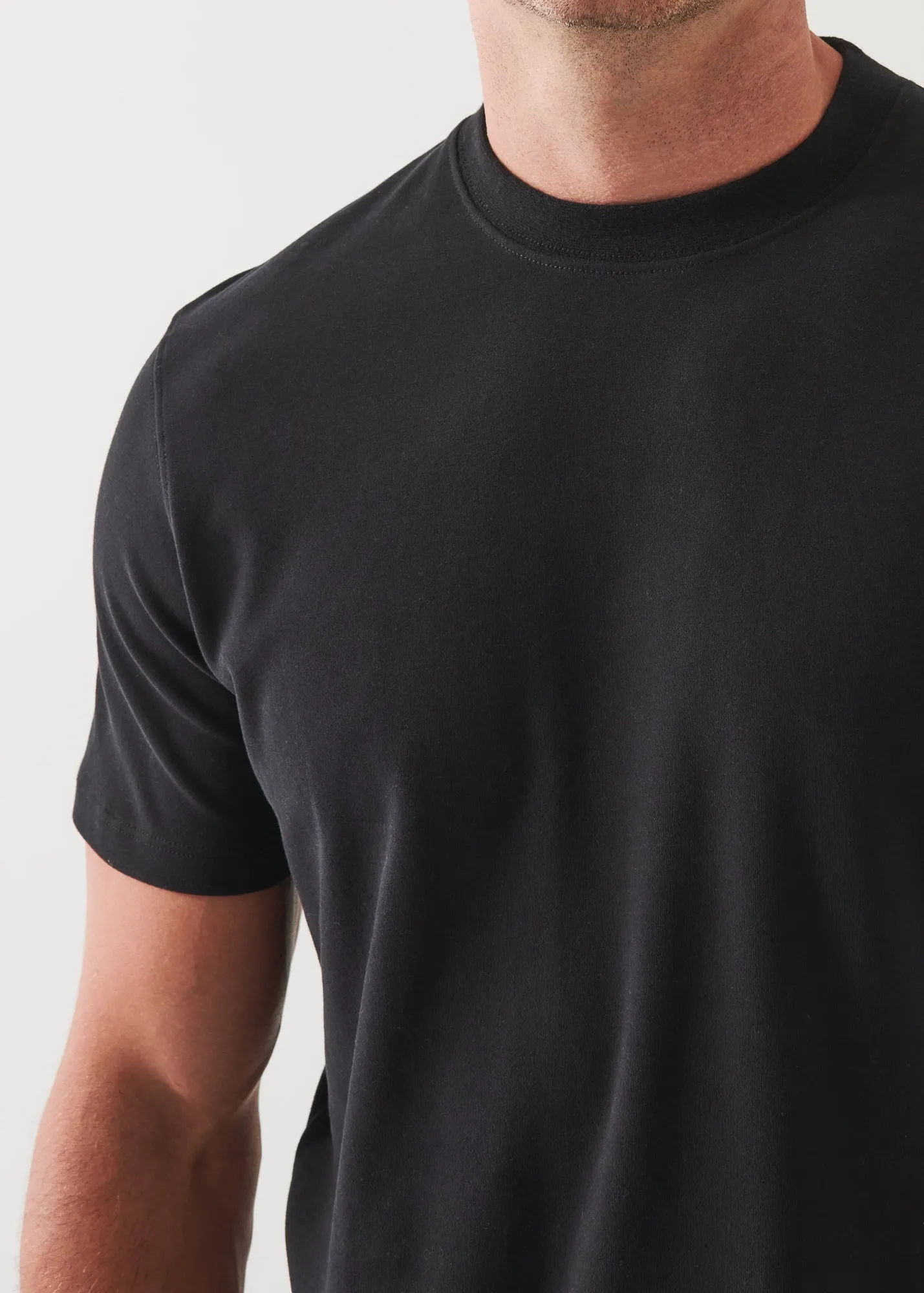 PIMA COTTON STRETCH BRUSHED T-SHIRT