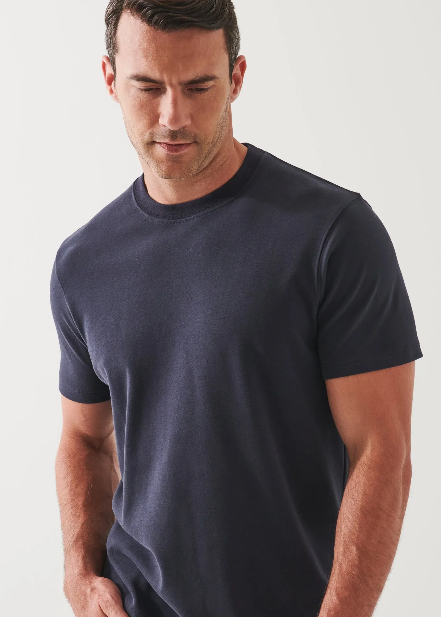 PIMA COTTON STRETCH BRUSHED T-SHIRT