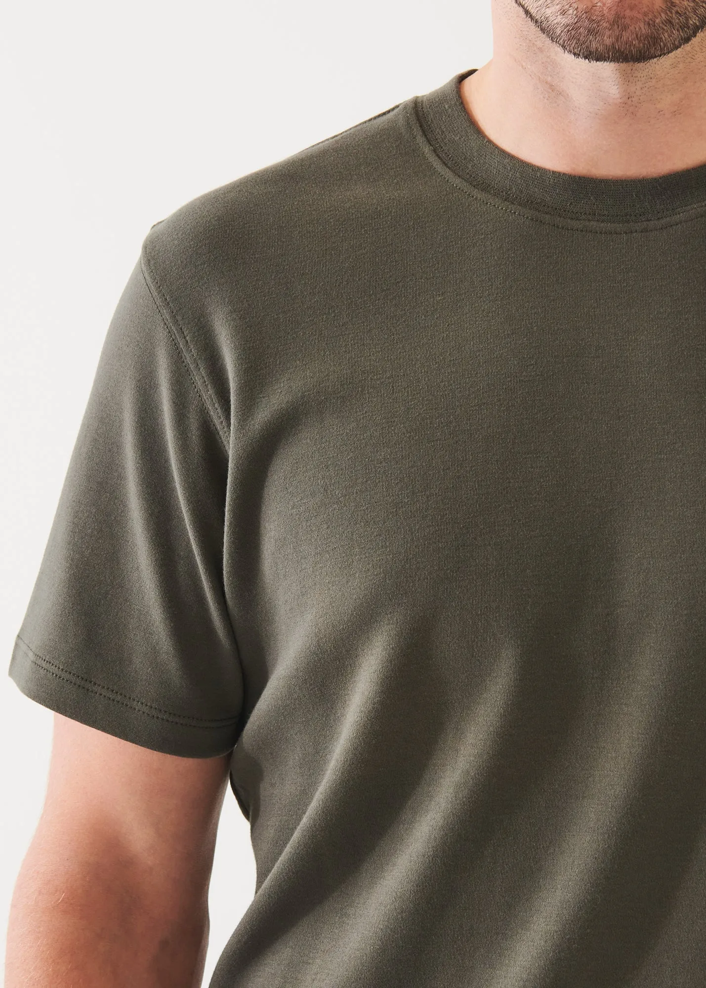 PIMA COTTON STRETCH BRUSHED T-SHIRT