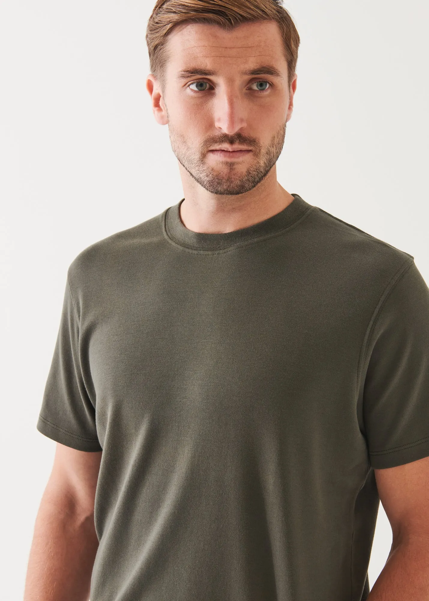 PIMA COTTON STRETCH BRUSHED T-SHIRT