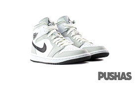 [Refurbished] Air Jordan 1 Mid 'Light Smoke Grey' W