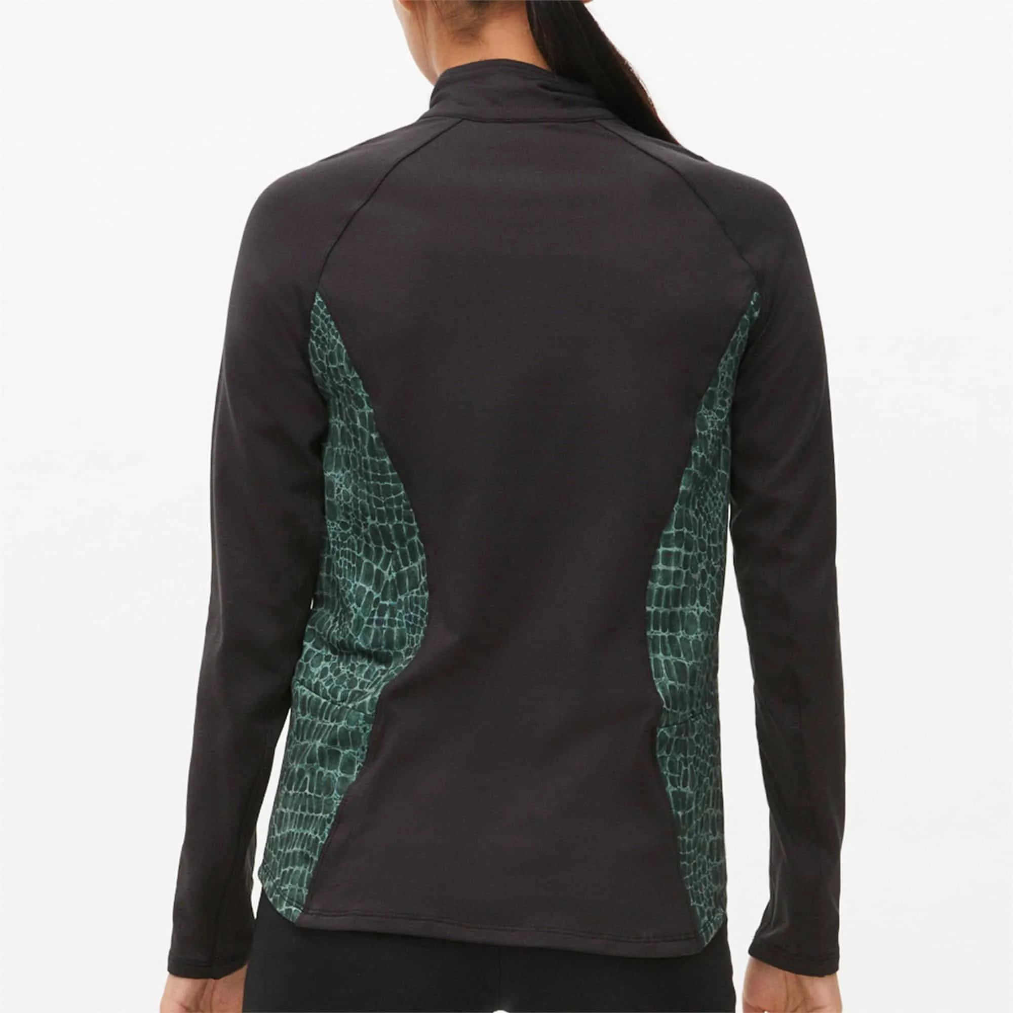 Rohnisch Jane Thermo Half Zip Green Croco