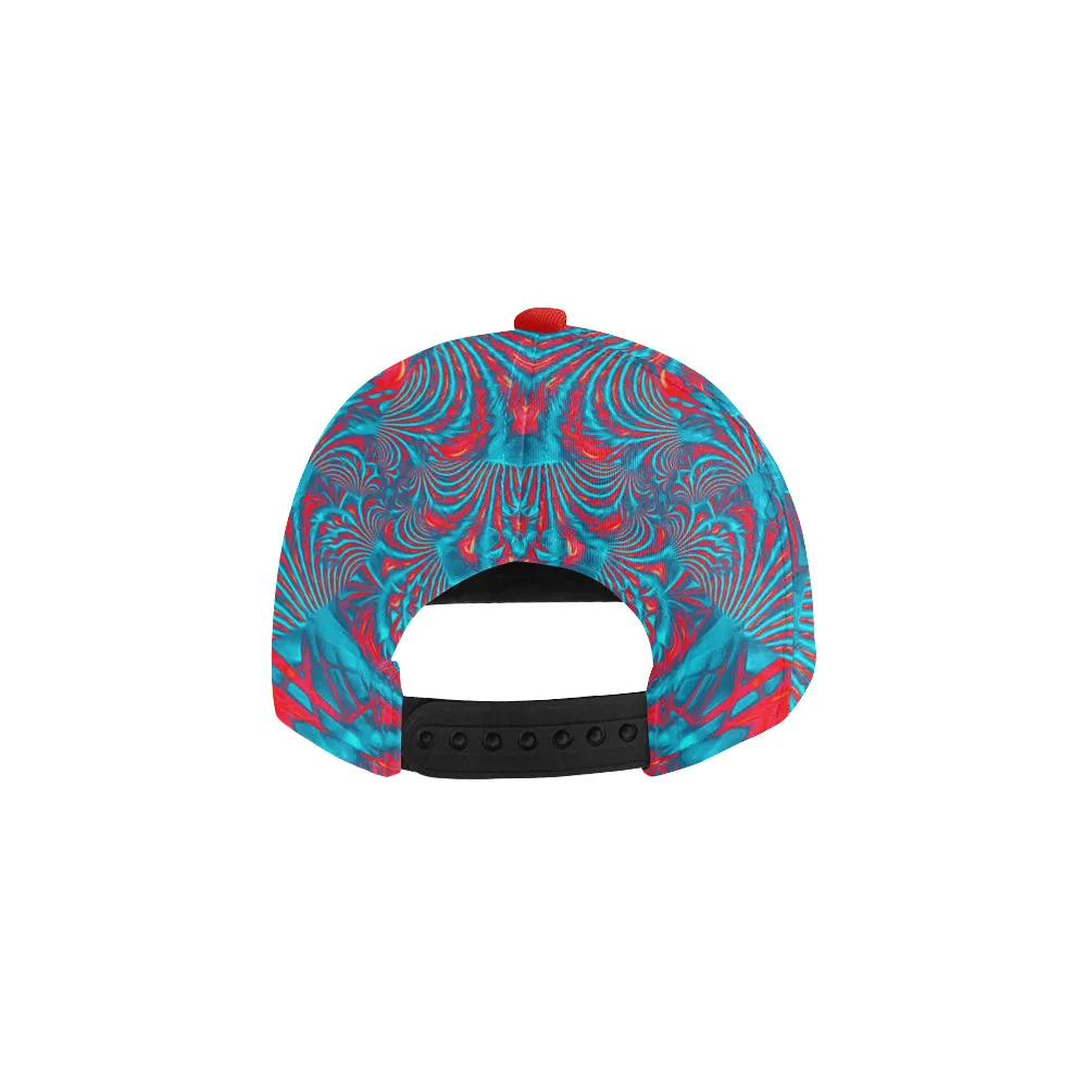 Tropical Fractal Burst Rave Snapback