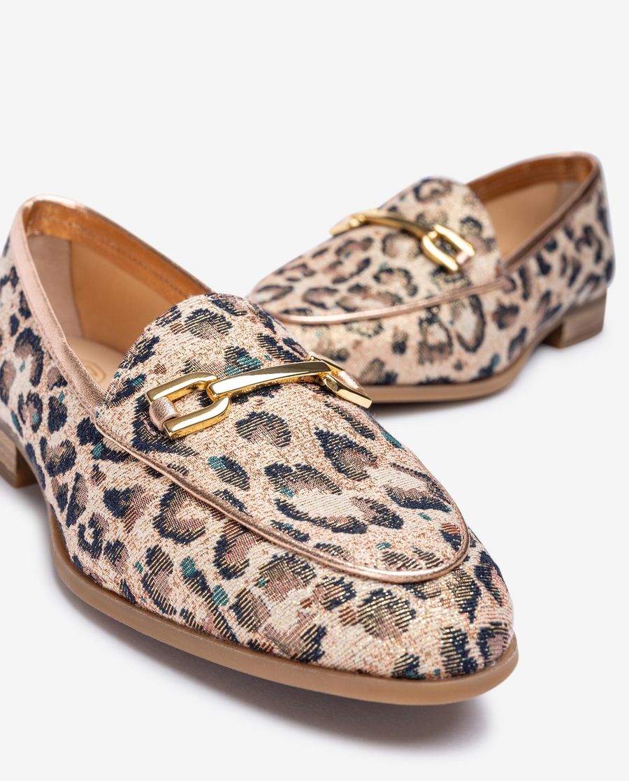 UNISA DALCY PRINT LOAFERS