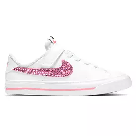 Warehouse SALE Kids Pre School Court Legacy (White/Pink)